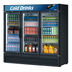 Thumbnail image #1 for Turbo Air Super Deluxe 3-Section Self-Contained Glass Door Merchandiser Refrigerator, 68.4 Cu. Ft., Bottom Mount, R290