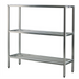 Thumbnail image #1 for New Age H.D. Series Heavy-Duty All-Welded Three-Shelf Aluminum Shelving Unit, 60 W x 20 D x 60 H