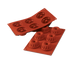 Thumbnail image #1 for Silikomart Kougloff Silicone Baking Mold, 6-Section, Red
