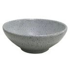 Thumbnail image #1 for G.E.T. Corona, Cosmos Moon PA1944930024 Cosmo . . Porcelain Mini Bowl, 2-7/10 oz., 3-3/4" Round, Coupe, Speckled Grey Reactive Glaze Case of 2 Dozen