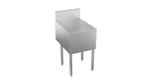 Product image #1 for Krowne Stadium Series Stainless Steel Beer Station/Register/Coffee Stand, Flat Top, 18" W x 29" D