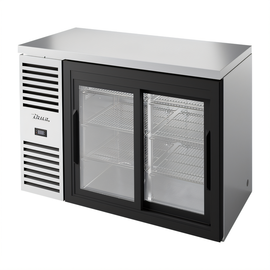 Product image #1 for True Premier Bar 48-Inch Two-Section Sliding Glass Door Back Bar Cooler
