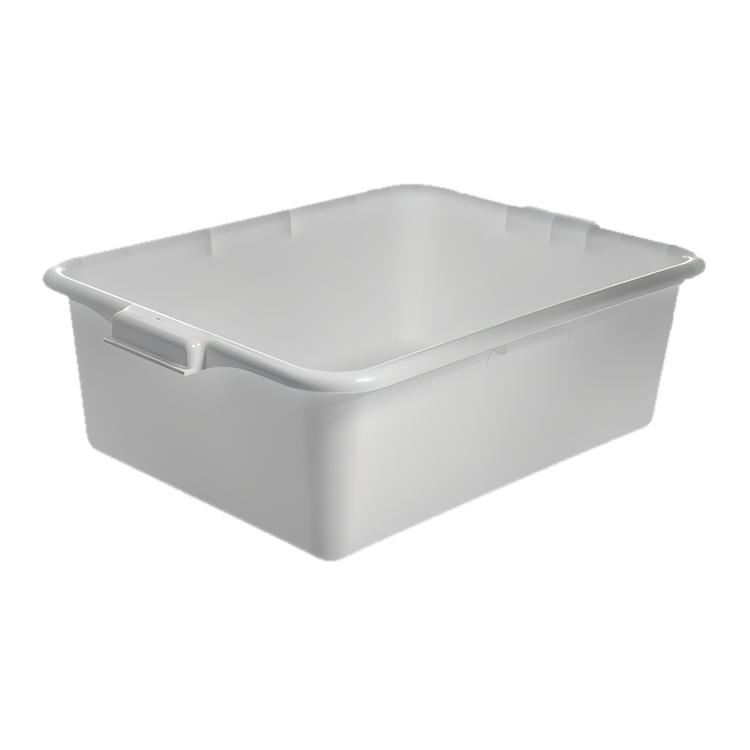 Product image #1 for Carlisle Comfort Curve Stackable Bus Tub Tote Box, 20 x 15 x 7 Inches, White HDPE