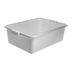 Thumbnail image #1 for Carlisle Comfort Curve Stackable Bus Tub Tote Box, 20 x 15 x 7 Inches, White HDPE