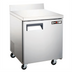 Thumbnail image #1 for U-STAR 27-Inch 1-Door Stainless Steel Worktop Freezer with Rear-Mounted Self-Contained Refrigeration