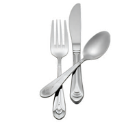 Fan Extra-Heavy Weight Teaspoon, 6-1/8 Inch, 18/8 Stainless Steel
