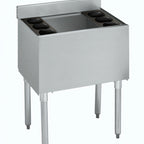 Thumbnail image #1 for Krowne Silver Series 18-36-7 36-Inch Insulated Underbar Ice Bin with 7-Circuit Cold Plate and Full Sliding Cover