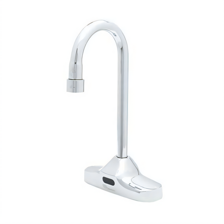 Product image #1 for Top Shelf Electronic Touchless Deck-Mount Faucet with Rigid Gooseneck Spout, 4-Inch Centers