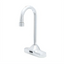 Thumbnail image #1 for Top Shelf Electronic Touchless Deck-Mount Faucet with Rigid Gooseneck Spout, 4-Inch Centers