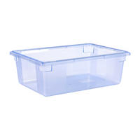 StorPlus™ Blue Color-Coded Polycarbonate Food Storage Box, 12.5 Gallon, 18 x 26 x 9 Inch