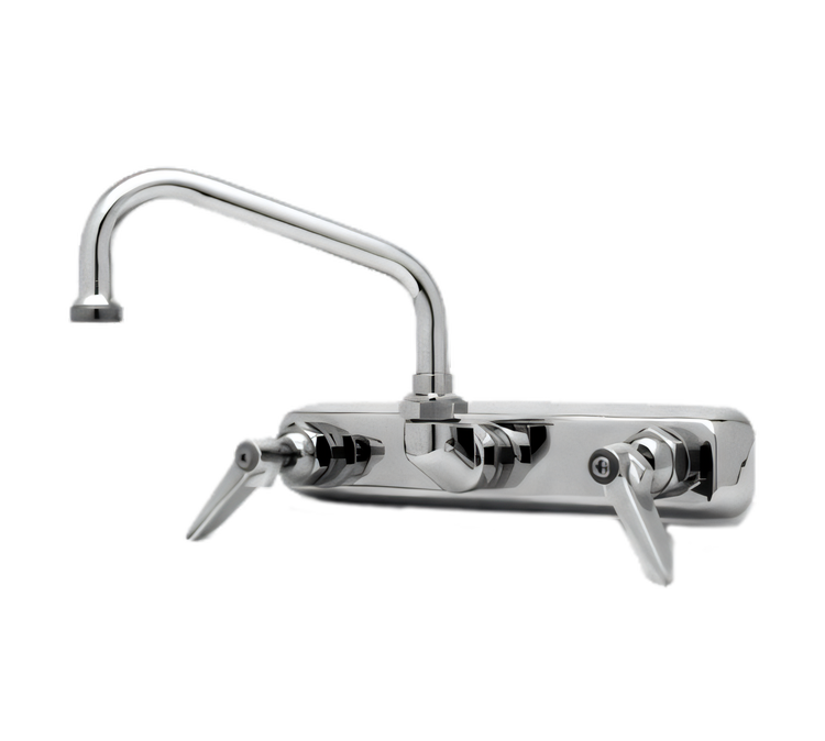 Product image #1 for T&S Brass B-1117-M Workboard Faucet with 10-Inch Swing Nozzle, 4-Inch Centers, Splash Mount