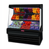 Thumbnail image #1 for Howard-McCray Ovation Series 75-Inch Produce Open Merchandiser with LED Lighted Shelf, Self-Contained Refrigeration, Black, 115V