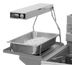 Thumbnail image #1 for Pitco Frialator PFW-2 Free-Standing Strip Heat Lamp Food Warmer, 500 Watt