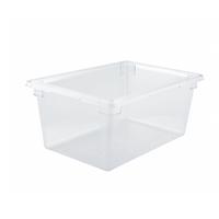 Winco Full-Size Clear Polycarbonate Food Storage Box, 17 Gallon, 12-Inch Deep