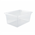 Thumbnail image #1 for Winco Full-Size Clear Polycarbonate Food Storage Box, 17 Gallon, 12-Inch Deep