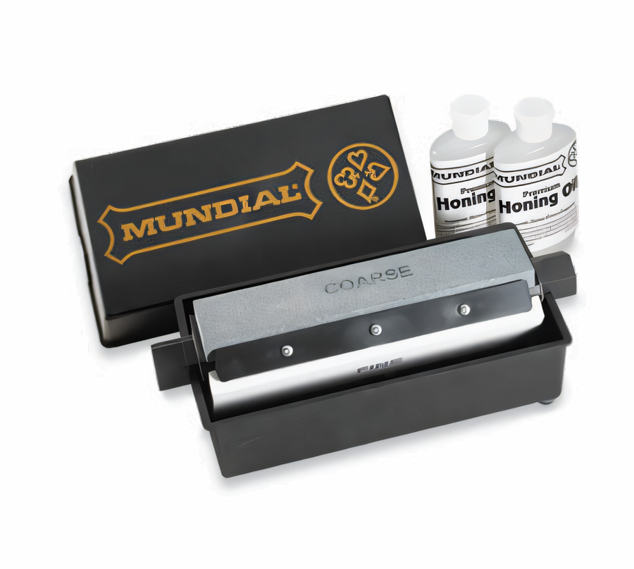 Product image #1 for Multi Hone 8-Inch Rotating Knife Sharpener System with 3 Stones and Honing Oil