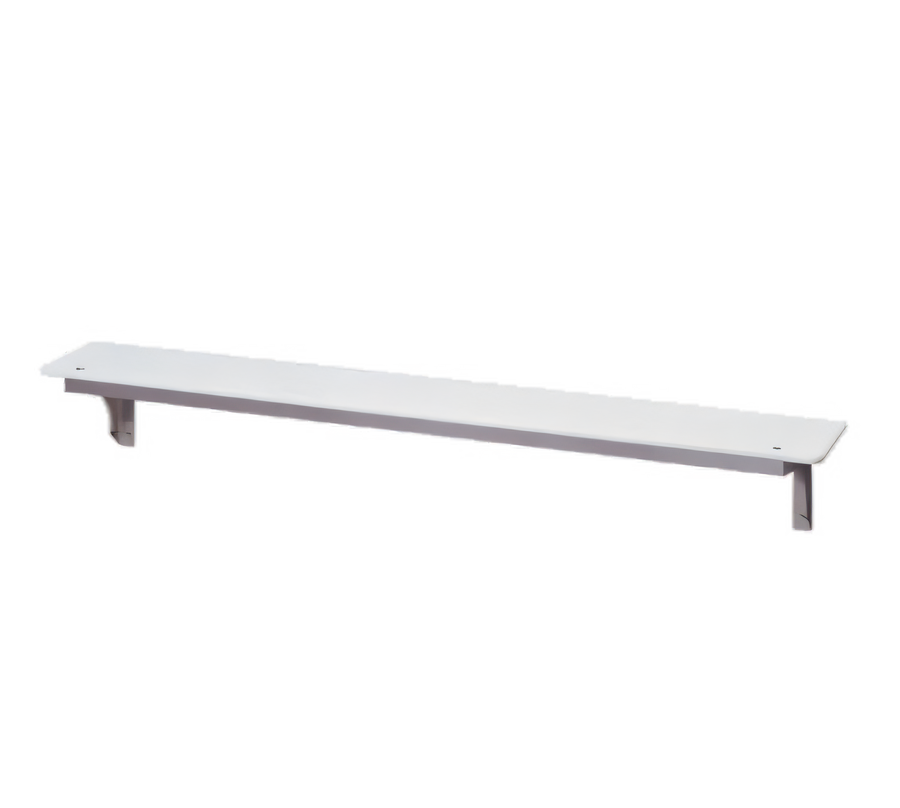 Product image #1 for Duke 60-Inch Carving Board for Steam Tables with Stainless Steel Shelf and White Poly Board