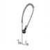 Thumbnail image #1 for T&S Brass EasyInstall Spring-Action Wall-Mount Pre-Rinse Unit with 18-Inch Riser, 44-Inch Hose, and Wall Bracket