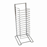 American Metalcraft Countertop Pizza Pan Rack, 15 Shelves, Fits 10-Inch to 17-Inch Pans
