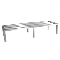 CAC China Heavy Duty Welded Aluminum Dunnage Rack, 60 x 20 x 12 Inches, 1800 lb. Capacity