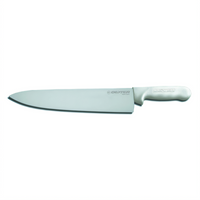 Dexter Russell Sani-Safe 12-Inch Stain-Free High-Carbon Steel Chef's Knife with White Polypropylene Handle