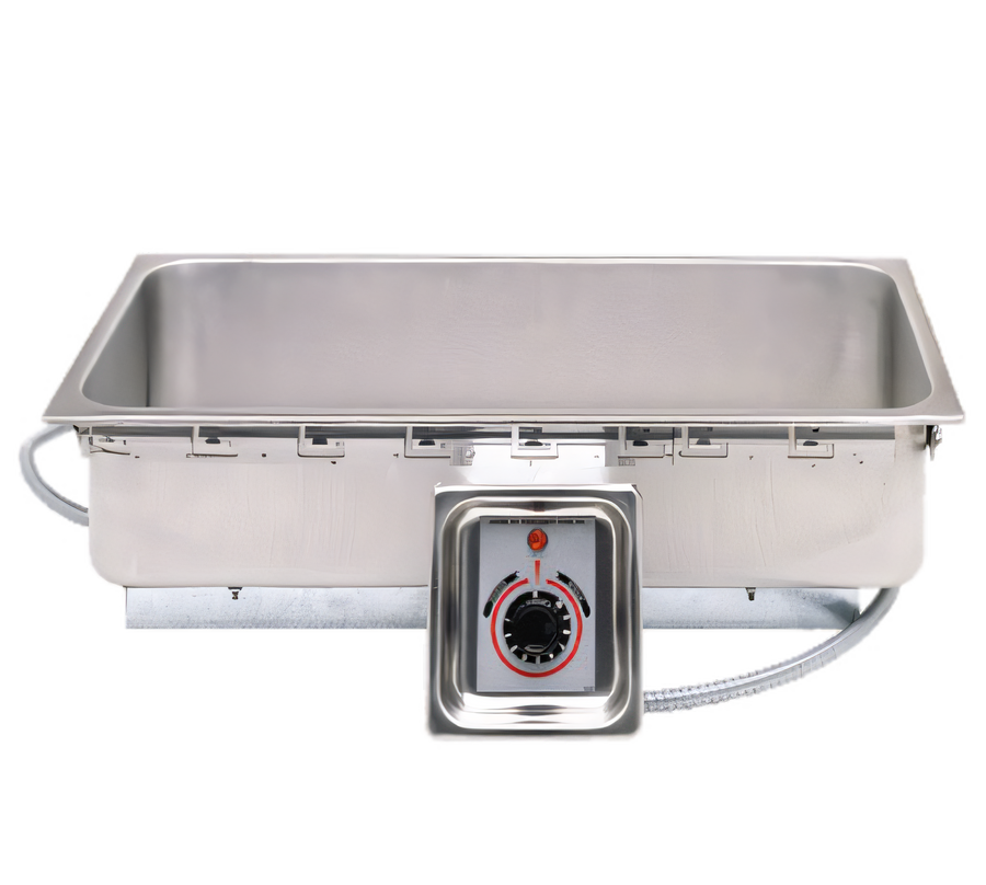 Product image #1 for APW Wyott TM-12LS Drop-In Electric Hot Well, 1/2-Size Long Pan, Wet or Dry, No Drain
