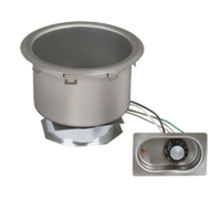 Eagle Group 11-Quart Round Drop-In Electric Food Warmer with Thermostatic Control and Wet/Dry Operation