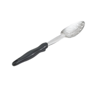Vollrath Ergo Grip Heavy-Duty 13-13/16 Inch Slotted Spoon with Black Nylon Insulated Handle