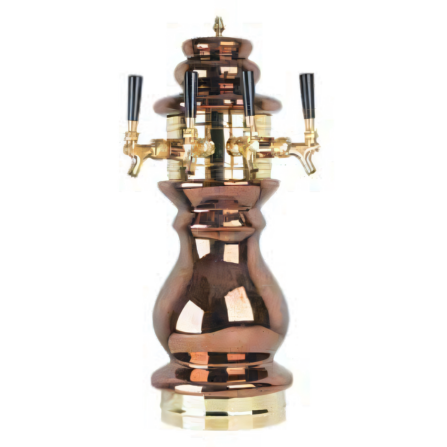 Product image #1 for Braumeister Countertop Air-Cooled 4-Faucet Ceramic Draft Beer Tower