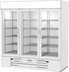 Thumbnail image #1 for Beverage Air MarketMax Dual-Temp Glass Door Reach-In Refrigerator/Freezer Merchandiser, 3-Section, White