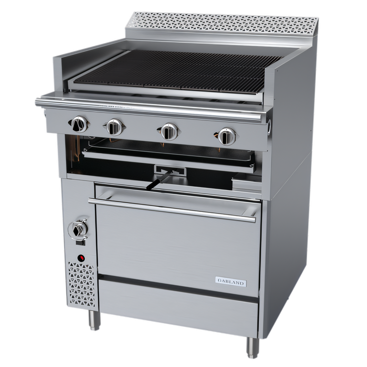 Product image #1 for Garland Cuisine Series Heavy Duty 36-Inch Gas Charbroiler Range with Briquettes and Convection Oven