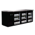 Thumbnail image #1 for Serv-Ware 73-Inch 3-Door Glass Door Back Bar Cooler with Stainless Steel Top