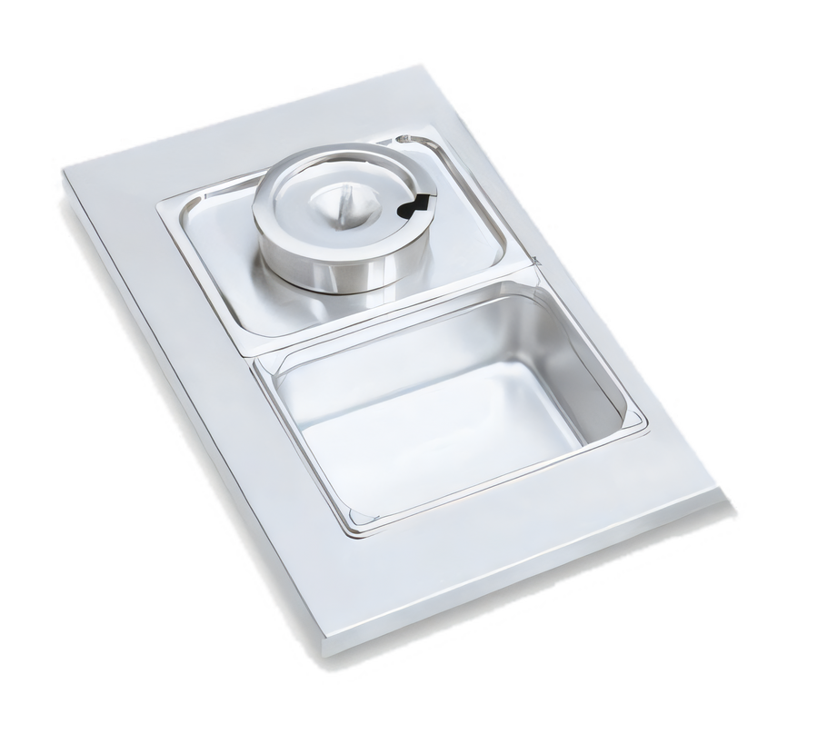 Product image #1 for Vollrath Half-Size Adaptor Plate with One 8-3/8-Inch Hole for 7-1/2 Qt Inset