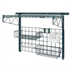 Thumbnail image #1 for Quantum Store Grid Medium-Duty Wall-Mount Starter Kit with Shelf, Grid Panel, Basket, Hooks and Clear Bin