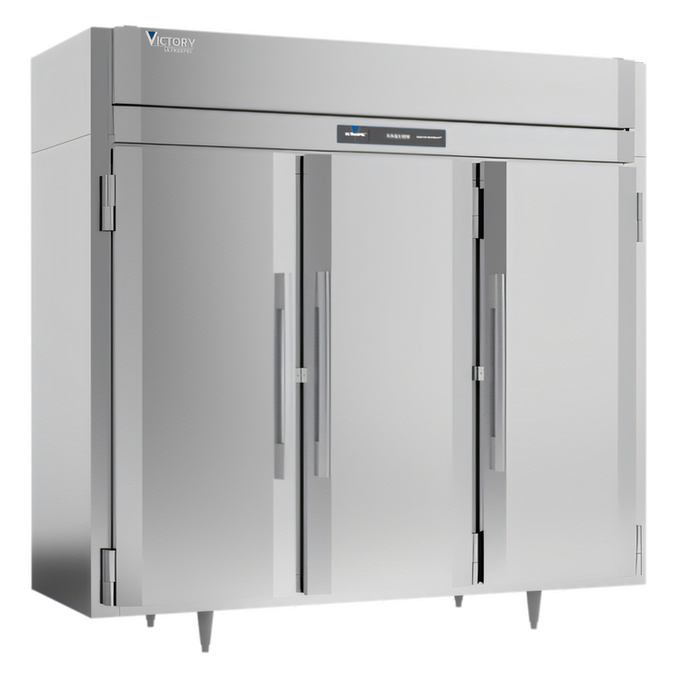 Product image #1 for Victory UltraSpec V-Core 3-Section Extra Wide Solid Door Reach-In Freezer, 74.16 Cu. Ft.