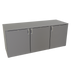 Thumbnail image #1 for Glastender Pass-Thru Back Bar Cooler, 72-Inch, Three-Section, Remote Refrigeration, Low Profile