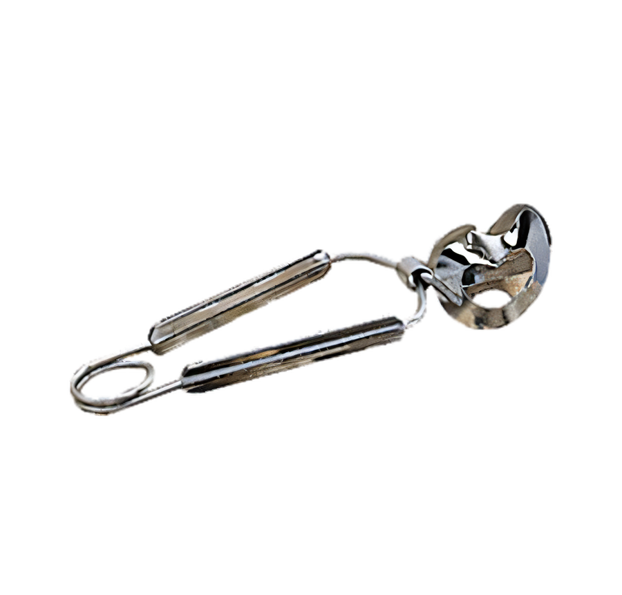 Product image #1 for American Metalcraft Stainless Steel Satin-Finish Snail Tong