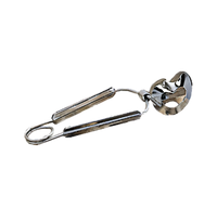American Metalcraft Stainless Steel Satin-Finish Snail Tong