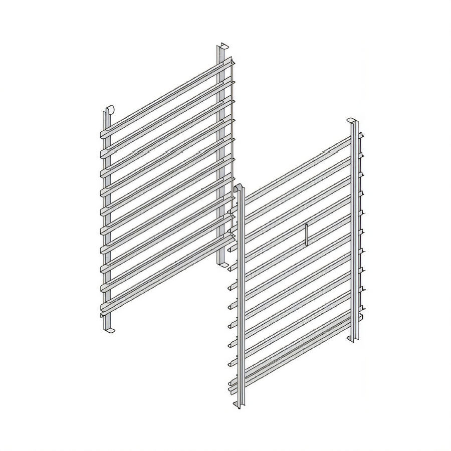 Product image #1 for RATIONAL Hinging and Removable Rack Type 102 for 10 x 2/1 GN Containers