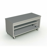 Thurmaduke TST-74SS 74-Inch Solid Top Mobile Utility Counter