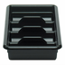 Thumbnail image #2 for Cambro Cambox® 4-Compartment Cutlery Box, Black Hi-Impact Plastic