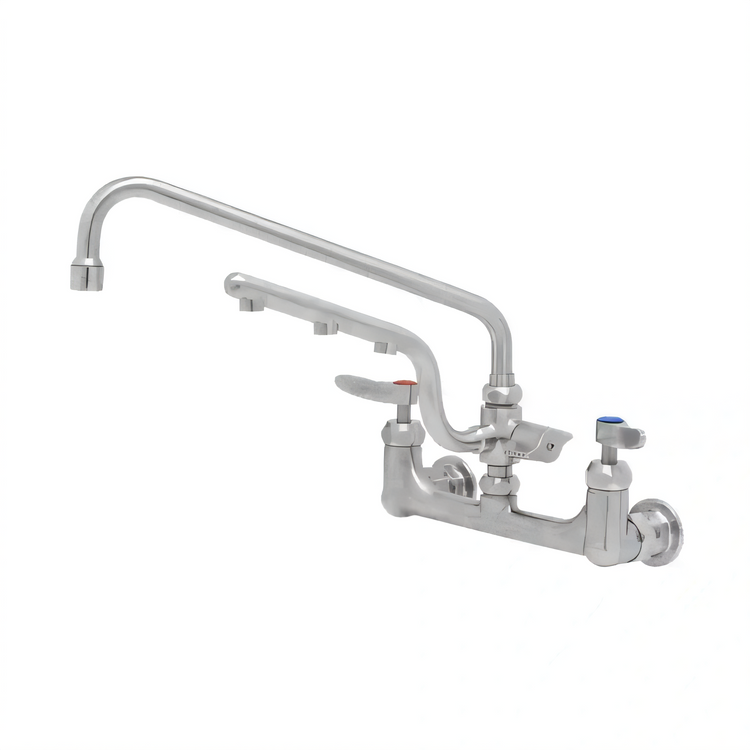 Product image #2 for UltraRinse 8-Inch Centers Wall-Mount Pre-Rinse Mixing Faucet with 12-Inch Swing Nozzle