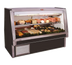 Thumbnail image #1 for Howard-McCray 34E Series 76.5-Inch Self-Contained Full-Service Straight Glass Deli Meat & Cheese Case, Black Exterior, LED Lighting