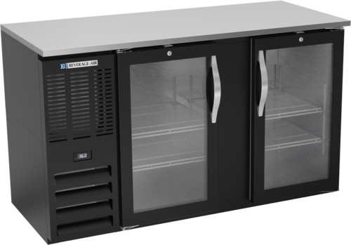 Product image #1 for Beverage-Air 58-Inch Food-Rated Back Bar Refrigerator with 2 Glass Doors