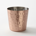 Thumbnail image #1 for American Metalcraft 14 oz Copper Hammered Round Straight-Sided French Fry Cup