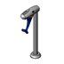Thumbnail image #1 for T&S Brass 12-Inch Deck-Mount Pedestal Glass Filler with Water Filtration Kit