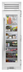 Thumbnail image #1 for True Residential 24-Inch One-Section Built-In Reach-In Refrigerator with Stainless Glass Door, Right-Hinged