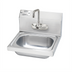 Thumbnail image #1 for Krowne Wall-Mounted 20 Gauge Stainless Steel Hand Sink with Electronic Faucet, 12-1/2