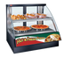 Thumbnail image #1 for Hatco Flav-R-Savor Heated Countertop Hot Food Display Case with Humidity, Curved Glass, and 2-Pan Double Shelf