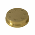 Thumbnail image #1 for Omcan #252 Gigli Festonati Brass Pasta Machine Die